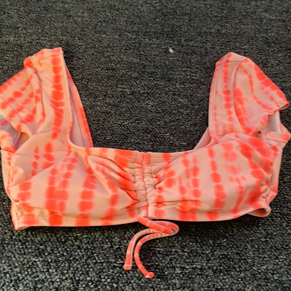 Tie dye swim top